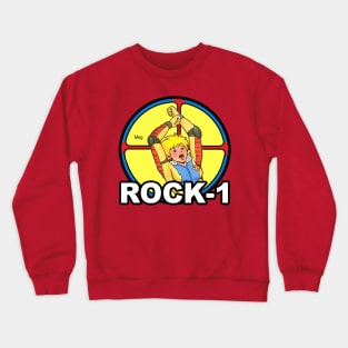 SMDM Logo - Bionic Six - Rock-1 Meg Bennett Crewneck Sweatshirt